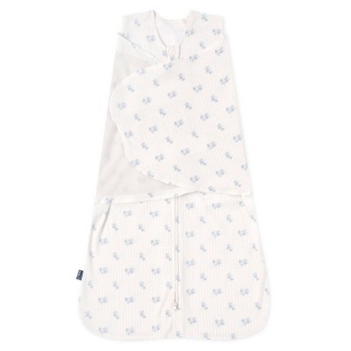 HALO Innovations SleepSack Cotton Swaddle Wrap - Vintage Floral Striped - New Born