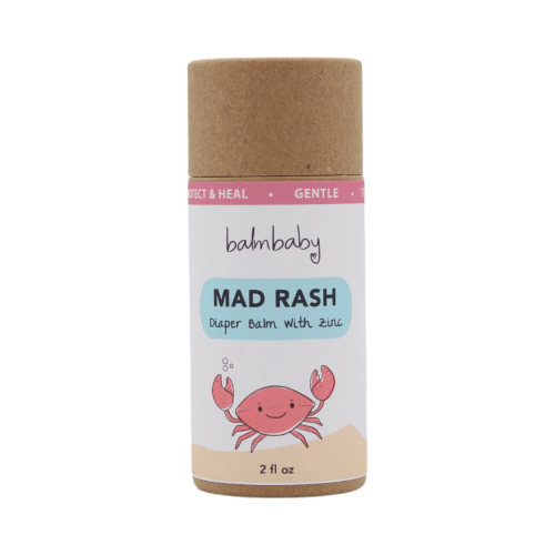 MAD RASH Diaper Ointment with natural, protecting zinc in BIODEGRADABLE STICK