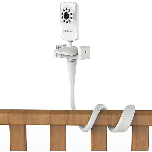HelloBaby Baby Monitor Stand, Compatible with HB30, HB32 and Most Light-Weight Type Baby Cameras, Suitable for Smartphone, Baby Monitor Mount, Universal Baby Camera Holder, Suitable for a Baby Crib