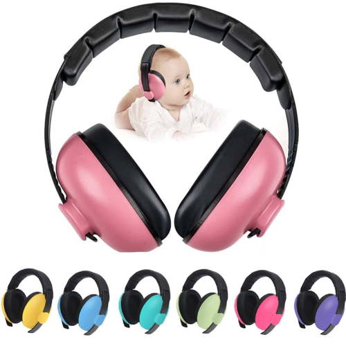 Manunclaims Baby Noise Cancelling Headphones, Ear Protection Earmuffs Noise Reduction for 0-5 Years Kids/Toddlers/, for Babies Sleeping, Airplane, Concerts, Movie, Theater, Firework