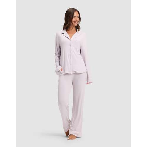 Women's Bamboo Stretch-Knit Short Sleeve & Pant PJ Set | Cozy Earth