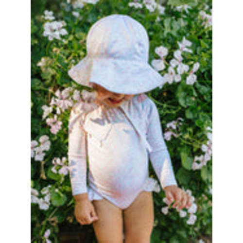 baby antique floral sun hat – minnow