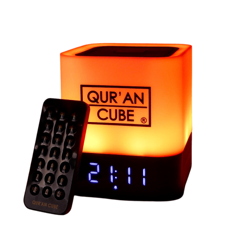 Quran Cube LED X - Quran Speaker - Adhan Prayer Clock - Nasheeds - Prophet Stories