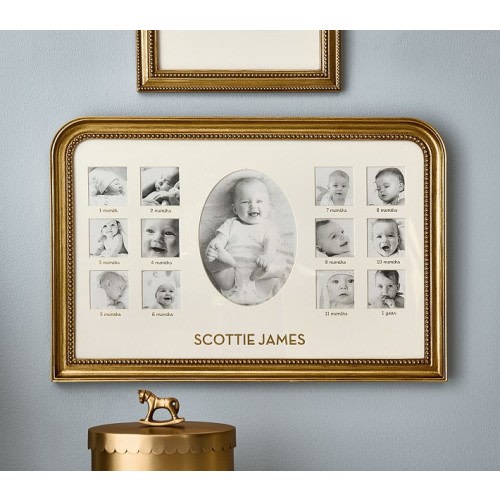 Chris Loves Julia Arched First Year Frame (18"x 12")
