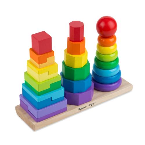 Melissa & Doug Geometric Stacker Set | HSN