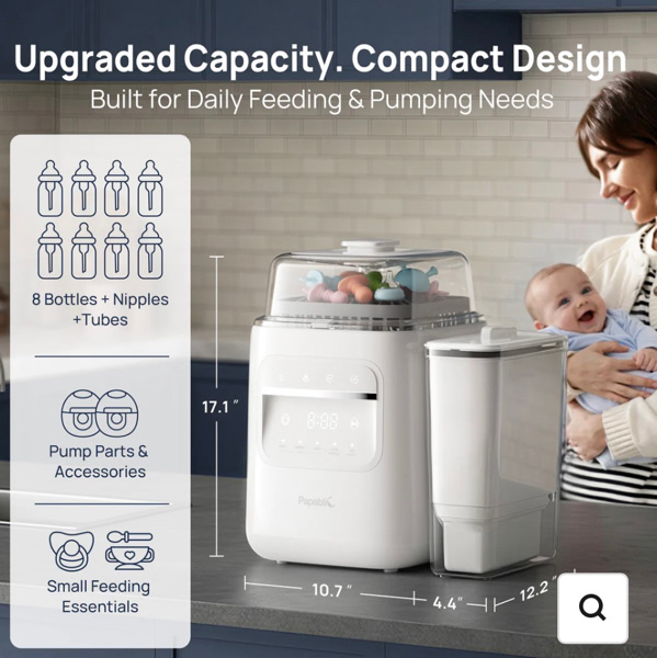Papablic SafeguardPlus™ Baby Bottle Washer System