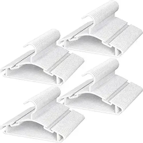GoodtoU Baby Hangers 100Pack Kids Plastic Baby Clothes Hangers for Closet Small Children Infant Toddler Child, White