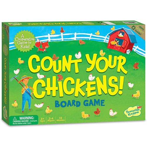 Peaceable Kingdom Count Your Chickens Award Winning Cooperative Counting Game for Kids