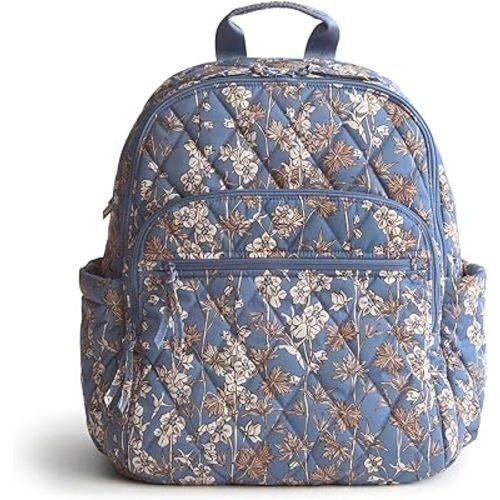 Vera Bradley Women's Bancroft Backpack - Performance Twill, Larkspur Delphinum, One Size