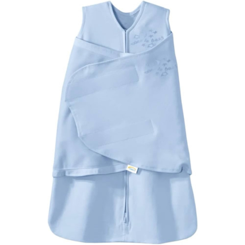 HALO 100% Cotton Sleepsack Swaddle, 3-Way Adjustable Wearable Blanket, TOG 1.5, Sage, Newborn, 0-3 Months