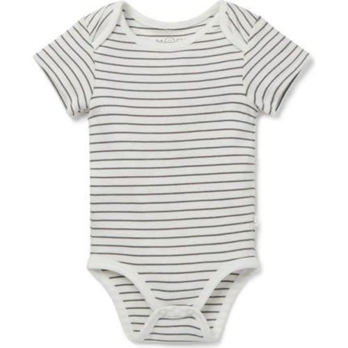 Stripe Short Sleeve Bodysuit, 0-3 M
