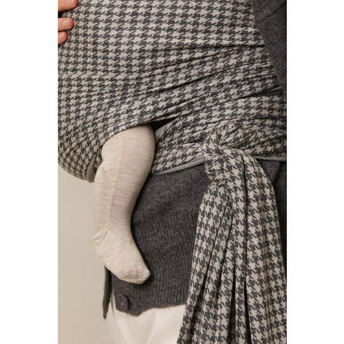 Stormy Houndstooth Wrap