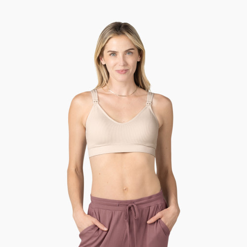 Kindred Bravely Mia Maternity & Nursing Lounge Bra - Stone, Large