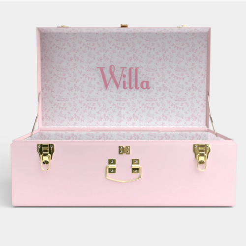 Grand Classic Trunk - Pink - Pink Petites / Embroidery