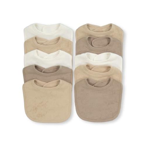 Cream Baby 10 Pack Bibs | Best&Less™ Online