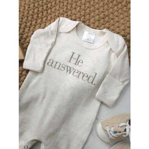 a Wonderfully Made - Baby Romper | He Answered.