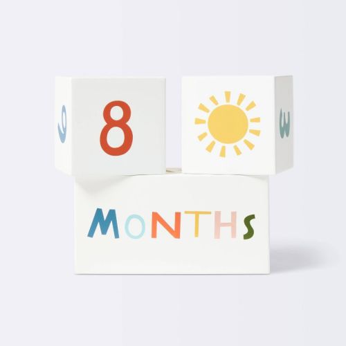 Milestone Blocks - White - Cloud Island™