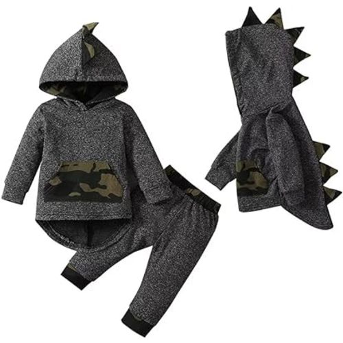 Baby Boy Clothes Toddler Infant Boys Fall Winter Outfit Long Sleeve Hoodie Sweatshirt Tops + Pants 2Pcs