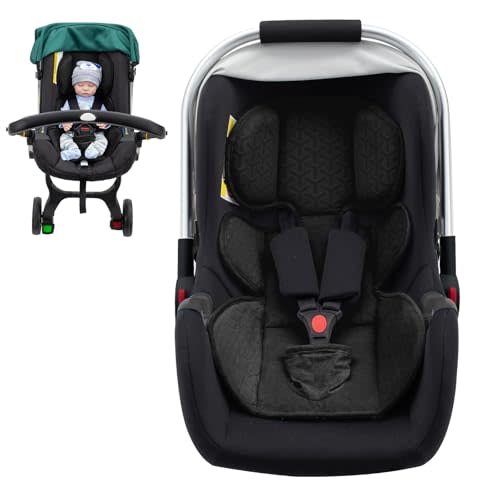 Infant Insert for Doona, Thickened Baby Car Seat Head & Body Support, Universal Carseat Head Support for Infant, Baby Car Seat Cushion with Filled Sponge, Breathable Newborn Car Seat Insert