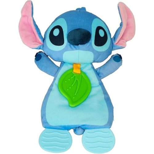 Kids Preferred Disney Baby's Lilo and Stitch - Stitch Plush and Sensory Crinkle Teether Toys for Newborn Baby Boys and Girls 10 inches