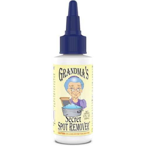 Grandma's Secret Spot Remover - Chlorine, Bleach and Toxin-Free Stain Remover - Stain Remover for Clothes - Fabric Stain Remover Removes Oil, Paint, Blood and Pet Stains – 2 Ounce