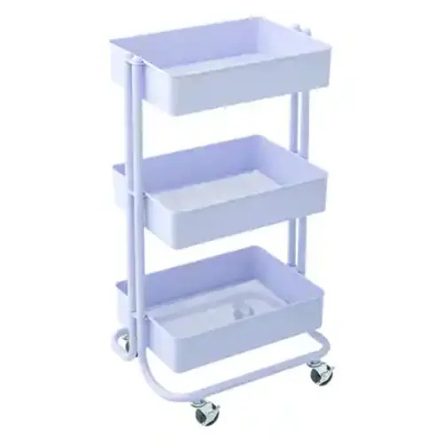Lexington 3-Tier Rolling Cart by Simply Tidy®, Color: Lilac | Michaels