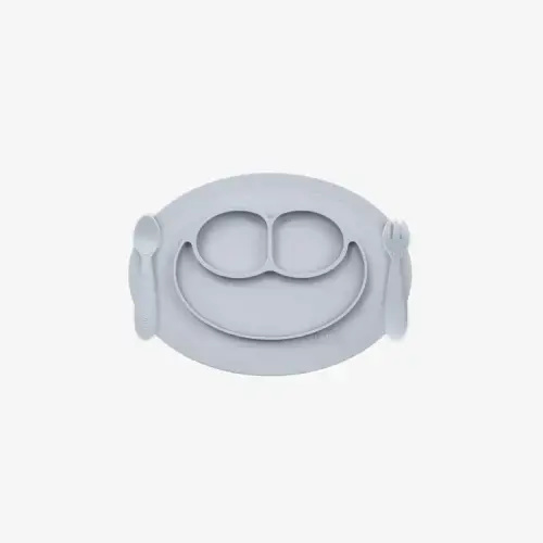 ezpz Mini Feeding Set - Pewter