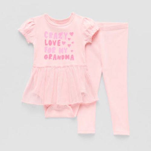 Okie Dokie Baby Girls 2-pc. Pant Set