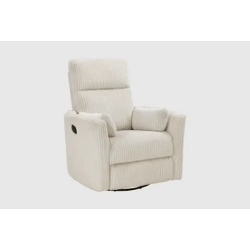 Ellery Beige Nursery Swivel Glider Reclining Chair