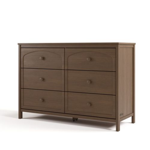 Graco Olivia 6 Drawer Double Dresser Hazelnut