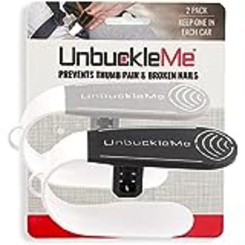Amazon.com : UnbuckleMe Car Seat Buckle Release Tool - Easy Opener Aid for Arthritis, Long Nails, Older Kids - Button Pusher for Infant, Toddler, Convertible 5 pt Harness car Seats - As Seen on Shark Tank (Gray) : Baby