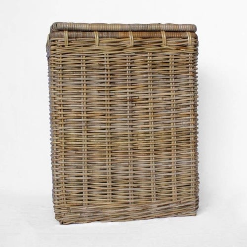 Rattan Rectangle Laundry Basket with Inner Bag - Faire