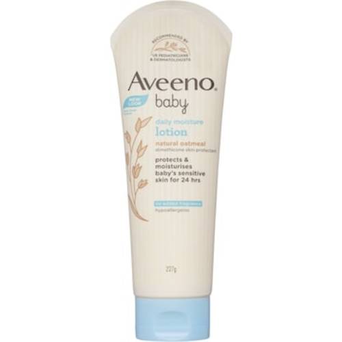 Aveeno Baby Daily Moisture Fragrance Free Sensitive Baby Lotion 227g | Woolworths