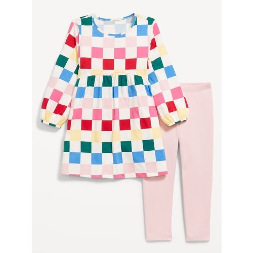 Long-Sleeve Dress and Leggings Set for Toddler Girls | Old Navy