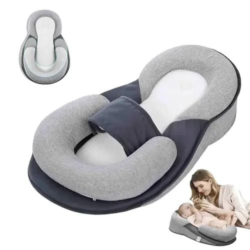 Bassinet Baby Snuggle Bed Adjustable Baby Wedge Lounger Perfect for Reducing Spit-Up