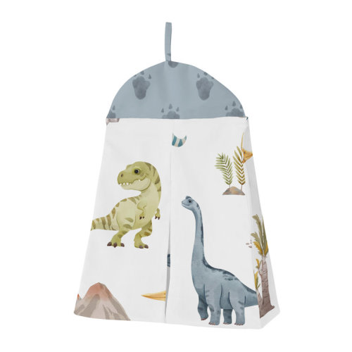 Watercolor Dinosaur Dino 4 Piece Crib Bedding Set by Sweet Jojo Designs