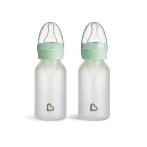 Bond™ Silicone Glass Bottle 4oz or 8oz, 2pk | Munchkin