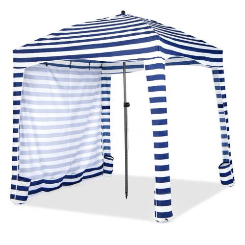 Barara King Canopy Tent, Outdoor Canopy Sun Shade Shelter, 6 x 6 Feet Foldable Beach Cabana Tent with Carrying Bag and Detachable Sidewall