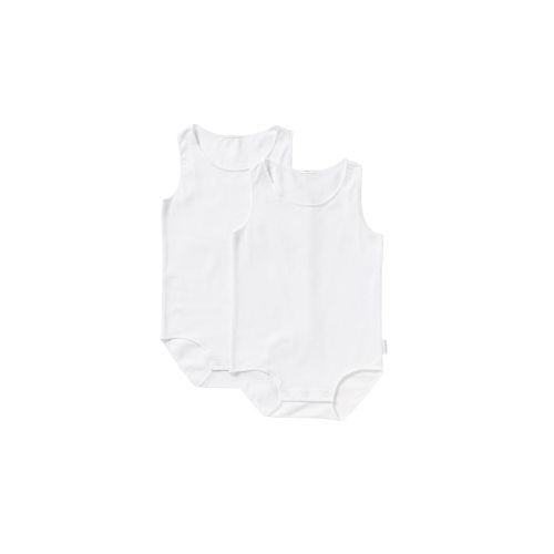 Buy Baby Wonderbodies Singletsuit 2 Pack in White Online | BONDS