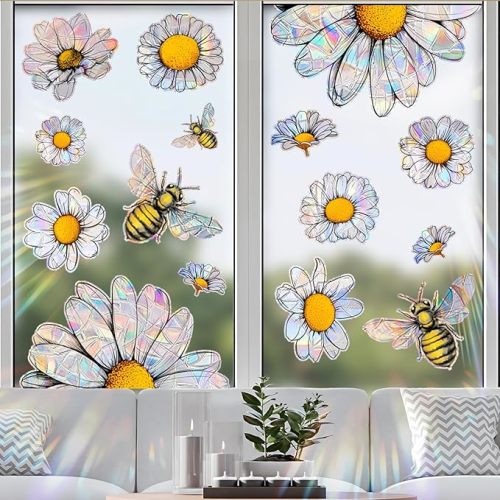 Sunflower Prism Window Clings