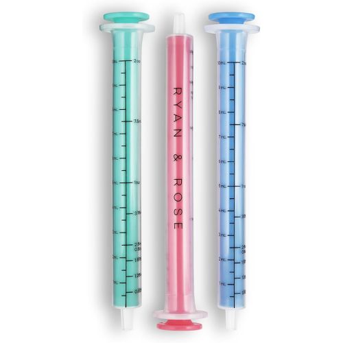 Ryan & Rose Cutie Dose - Baby Medicine Dispenser Syringe For Children - 3 Pack (Lollipop)