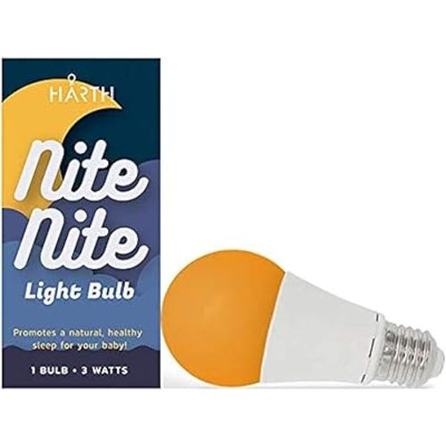 Sleep Aid Amber Light Bulbs I Blue Light Blocking Led Lights for Bedroom Soft Warm Light Bulbs I 3.5 W E26 Led Bulb 60 Watt (Equivalent) I Night Light Bulbs for Room Lamp, Bedroom Lights, Kids Room