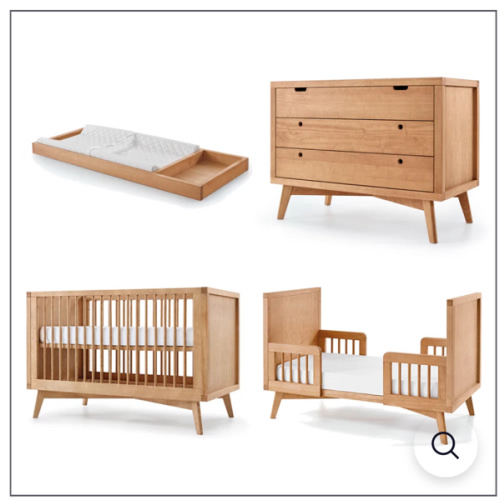 Mid-Century Retro Nursery Set | Modern Nursery Furniture – Simply Nursery