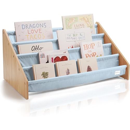 ZICOTO Decorative Nursery Bookshelves for Kids – Easy-to-Install Wall Shelves – Beautiful Organizer for Baby's Bedroom and Playroom Decor
