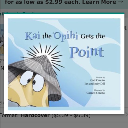 Kai the 'opihi Gets the Point book by Gail Omoto