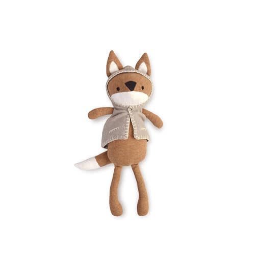 Crane Baby Handmade Soft Plush Stuffed Animal Toy, Cuddle Me Baby Companion, Nursery Essential Gift for Boys and Girls Frankie Fox Woodland Plush Toy