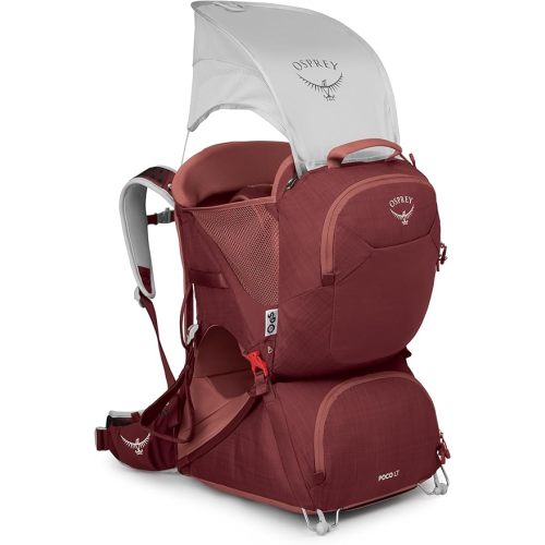 Osprey Poco LT Lightweight Child Carrier Backpack - Compact, Travel-Ready Kid Carrier with Sunshade and Adjustable Fit - Lightweight, Comfortable Hiking Carrier for Toddlers