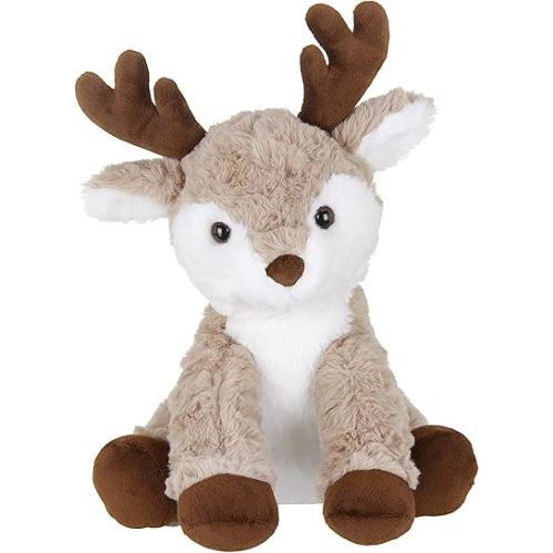 Bearington Reiny Plush Reindeer Stuffed Animal, 11.5 Inch