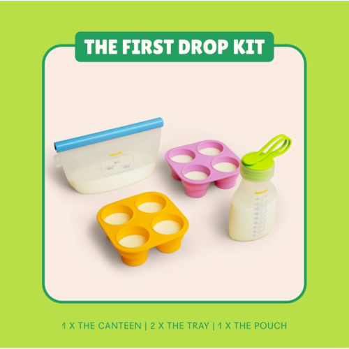 Boob Cube Sustainable Breastmilk Storage - The First Drop Kit