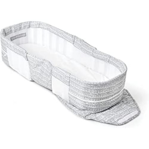 Baby Delight Snuggle Nest Portable Infant Lounger, Unique Patented Design, Grey Scribbles